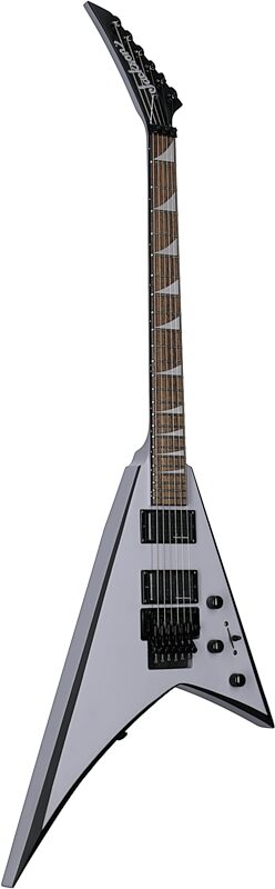 Jackson X Series Rhoads RRX24 Electric Guitar, with Laurel Fingerboard, Battleship Gray with Black Bevel, Body Left Front