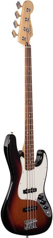 Fender Player Jazz Bass Pau Ferro, 3-Color Sunburst, Body Left Front