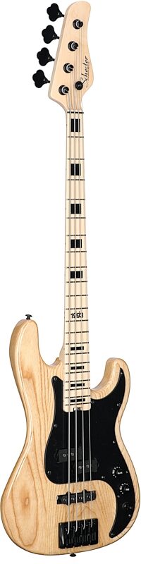 Schecter Justin Beck V Anniversary Electric Bass, Gloss Natural, Body Left Front