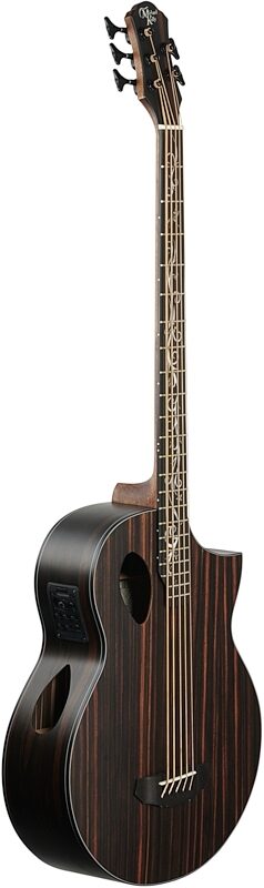 Michael Kelly Dragonfly 5 Acoustic-Electric Bass Guitar, 5-String, Ovangkol Fingerboard, Java, Body Left Front