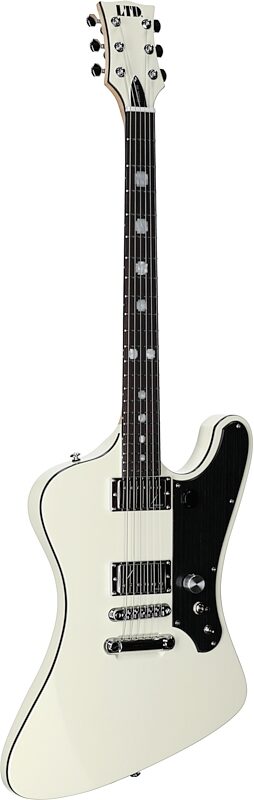 ESP LTD Richard Z RZL-PHX Electric Guitar (with Case), Olympic White, Body Left Front