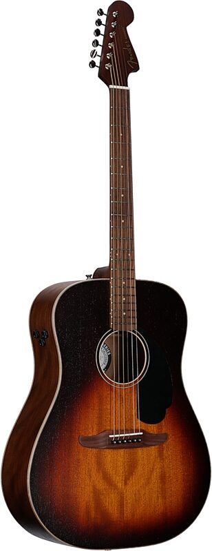 Fender Redondo Special Acoustic-Electric Guitar (with Gig Bag), Honey Burst, Body Left Front
