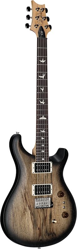 PRS Paul Reed Smith CE 24-08 Black Limba Limited Edition Electric Guitar (with Gig Bag), Smokeburst, Body Left Front