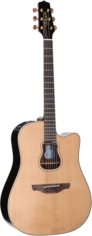 Takamine GB7C Garth Brooks Acoustic-Electric Guitar (with Case), Natural Satin, Body Left Front