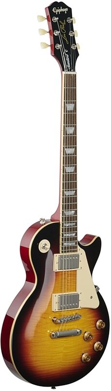 Epiphone Les Paul Standard 50s Electric Guitar, Vintage Sunburst, Body Left Front