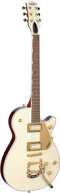 Gretsch Electromatic Pristine Limited Edition Jet Electric Guitar, White Gold, Body Left Front
