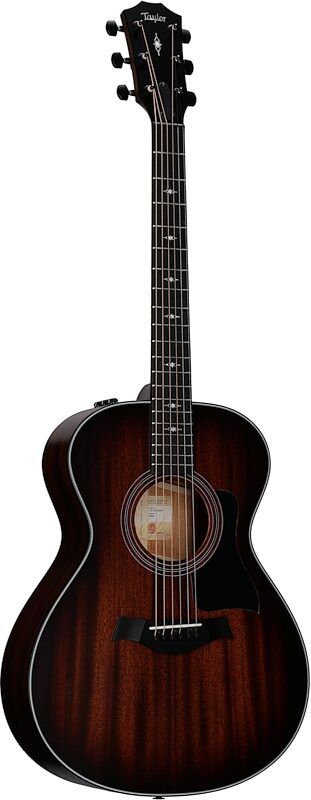 Taylor 322e Grand Concert Acoustic-Electric Guitar (with Case), New, Body Left Front