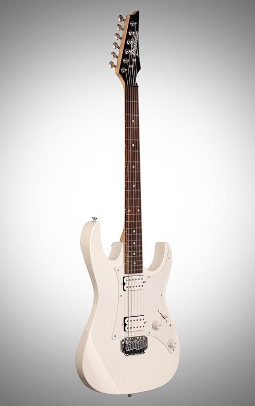 Ibanez GRX20W Electric Guitar, White, Body Left Front