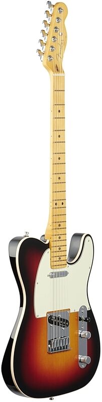 Fender American Ultra Telecaster Electric Guitar, Maple Fingerboard (with Case), Ultraburst, Body Left Front