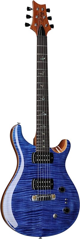 PRS Paul Reed Smith SE Paul's Guitar Electric Guitar (with Gig Bag), Faded Blue, Body Left Front