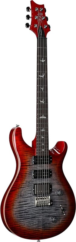 PRS Paul Reed Smith SE Studio Electric Guitar (with Gig Bag), Charcoal Cherry Burst, Body Left Front