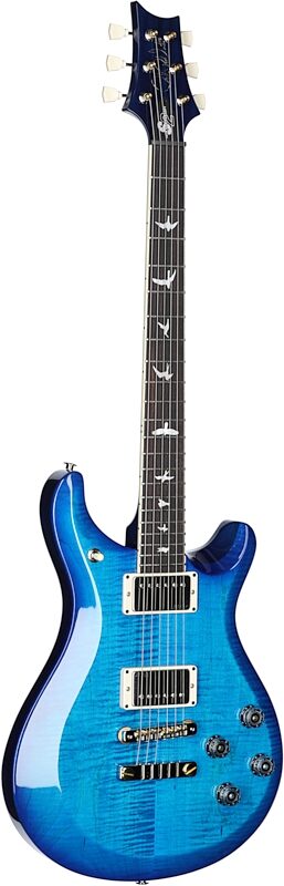 PRS Paul Reed Smith 10th Anniversary S2 McCarty 594 Electric Guitar (with Gig Bag), Lake Placid Blue, Body Left Front