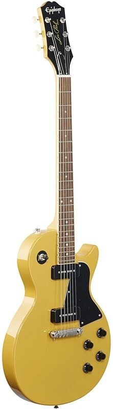 Epiphone Les Paul Special Electric Guitar, TV Yellow, Body Left Front