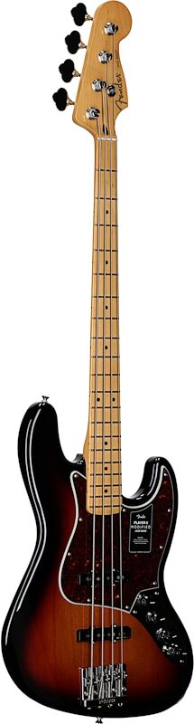 Fender Player II Modified Active Jazz Electric Bass, Maple Fingerboard (with Gig Bag), 3-Color Sunburst, Body Left Front