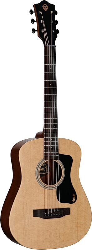 Guild Travel Spruce Travel Acoustic Guitar (with Gig Bag), New, Body Left Front