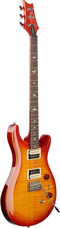 PRS Paul Reed Smith SE Custom 24-08 Electric Guitar (with Gig Bag), Vintage Sunburst, Body Left Front