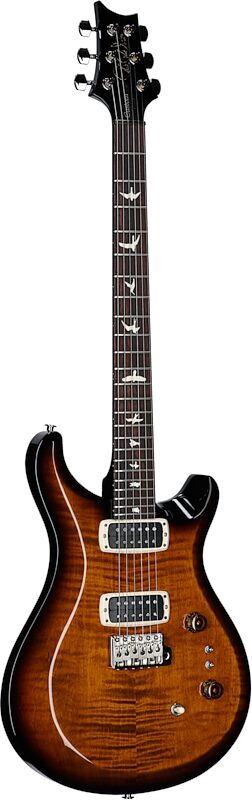 PRS Paul Reed Smith S2 Custom 24-08 Electric Guitar (with Gig Bag), Black Amber, Body Left Front