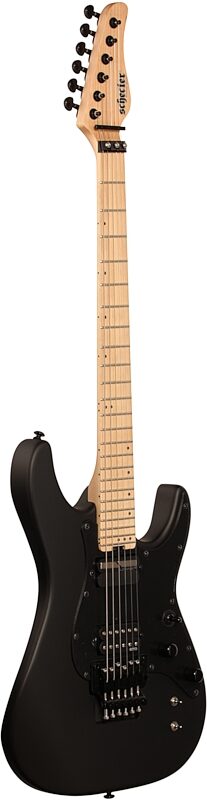 Schecter Sun Valley Super Shredder FR S Electric Guitar, Satin Black, Body Left Front