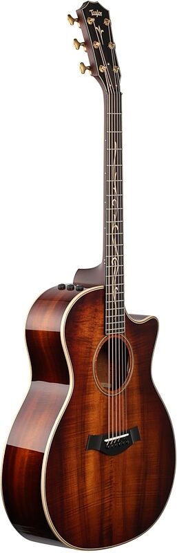Taylor K24ce Grand Auditorium Acoustic-Electric Guitar (with Case), Shaded Edge Burst, Body Left Front