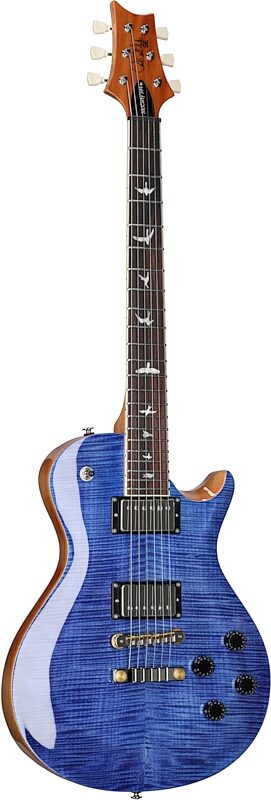 PRS Paul Reed Smith SE McCarty 594 Singlecut Electric Guitar (with Gig Bag), Faded Blue, Body Left Front