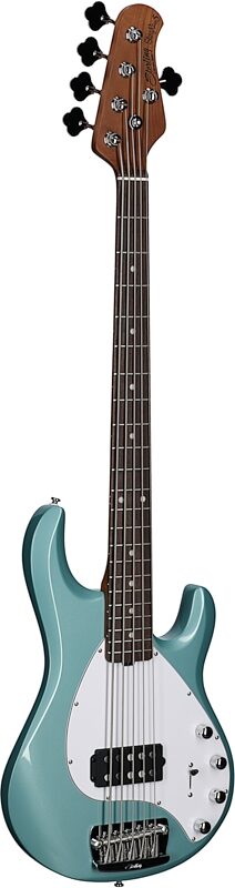 Sterling by Music Man Ray35 StingRay Electric Bass, Dorado Green, Body Left Front