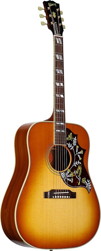 Gibson Hummingbird Original Acoustic-Electric Guitar (with Case), Heritage Cherry Sunburst, Body Left Front