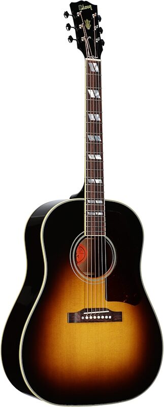 Gibson Southern Jumbo Original Acoustic-Electric Guitar (with Case), Vintage Sunburst, Body Left Front