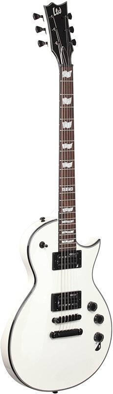 ESP LTD EC-256 Electric Guitar, Snow White, Body Left Front