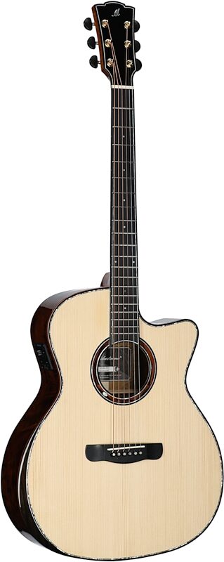 Merida Javelin Grand Auditorium Acoustic-Electric Guitar (with Gig Bag), New, Body Left Front