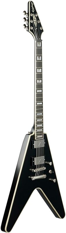 Epiphone Flying V Prophecy Electric Guitar, Black Aged Gloss, Body Left Front