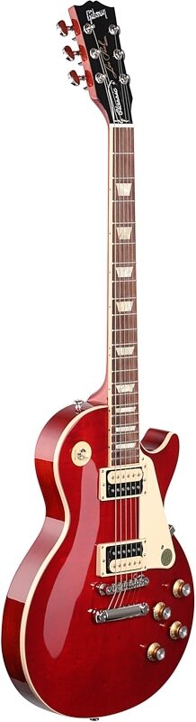 Gibson Les Paul Classic Electric Guitar (with Case), Translucent Cherry, Body Left Front