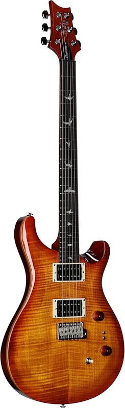 PRS Paul Reed Smith SE Custom 24-08 Electric Guitar (with Gig Bag), Vintage Sunburst, Body Left Front