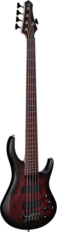 MTD Kingston Andrew Gouche AG-5 Electric Bass, 5-String, Smokey Purple, Body Left Front