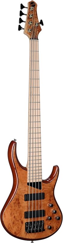 MTD Kingston Z5MP Electric Bass, 5-String (with Maple Fingerboard), Natural Gloss, Body Left Front