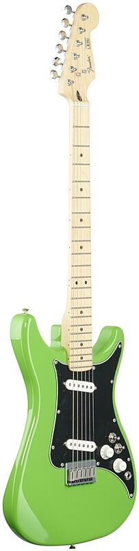Fender Player Lead II Electric Guitar, with Maple Fingerboard, Neon Green, Body Left Front
