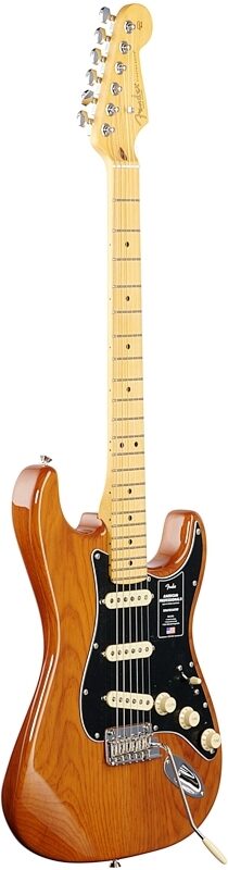 Fender American Pro II Stratocaster Electric Guitar, Maple Fingerboard (with Case), Roasted Pine, Body Left Front