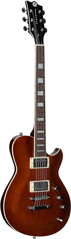Reverend Roundhouse Electric Guitar, Violin Brown, Body Left Front