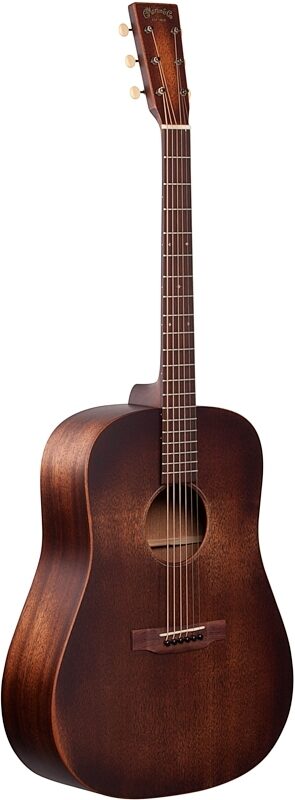 Martin D-15M StreetMaster Acoustic Guitar (with Gig Bag), Mahogany Burst, Body Left Front