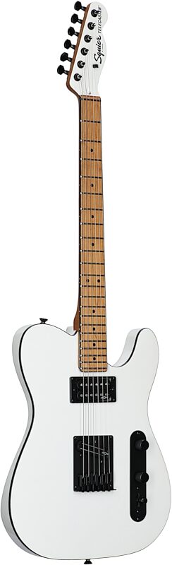 Squier Contemporary Telecaster RH Electric Guitar, Roasted Maple Fingerboard, Pearl White, Body Left Front