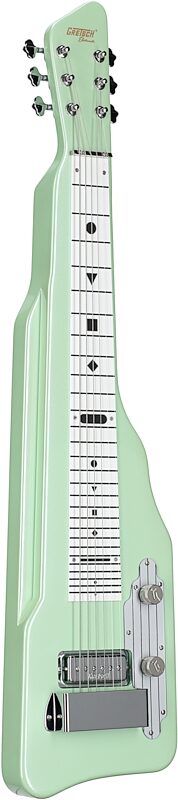 Gretsch G5700 Electromatic Lap Steel Guitar, Broadway Jade, Body Left Front