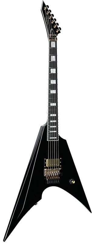 ESP LTD MSV-1 Mike Schleibaum Electric Guitar (with Case), Black, Open Box (Very Good), Body Left Front