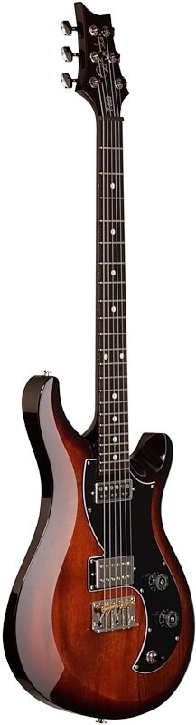PRS Paul Reed Smith S2 Vela Electric Guitar, Dot Inlays (with Gig Bag), Tobacco Sunburst, Body Left Front