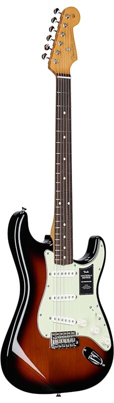 Fender Vintera II '60s Stratocaster Electric Guitar, Rosewood Fingerboard (with Gig Bag), 3-Color Sunburst, Body Left Front