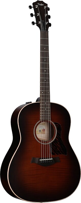 Taylor AD27e American Dream Flametop Acoustic-Electric Guitar (with Case), New, Body Left Front