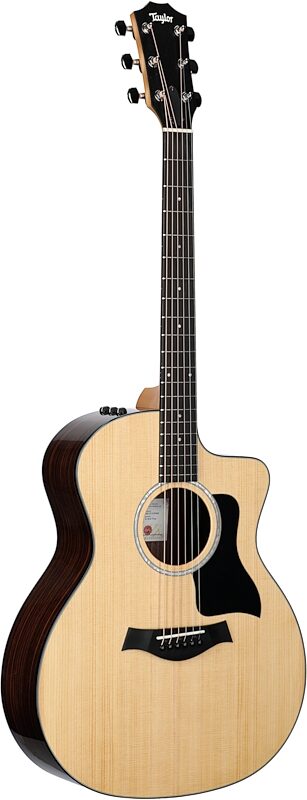 Taylor 214ce-v2 Plus Grand Auditorium Acoustic-Electric Guitar (with Aerocase), New, Body Left Front