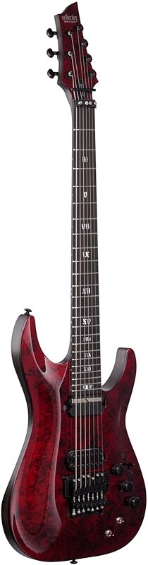 Schecter C-7 FR-S Apocalypse Electric Guitar, 7-String, Red Reign, Body Left Front