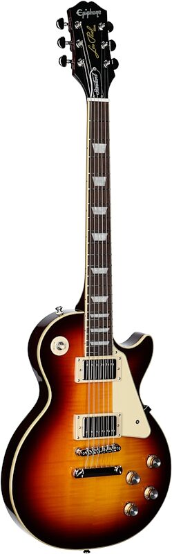 Epiphone Exclusive Les Paul Standard 60s Electric Guitar, Figured Fireball, Body Left Front
