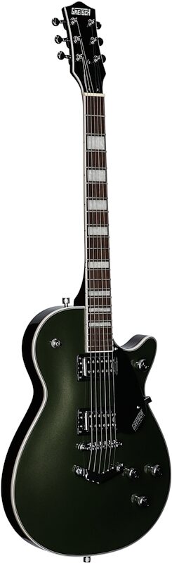 Gretsch G5220 Electromatic Jet BT Electric Guitar, Olive Metallic, Body Left Front