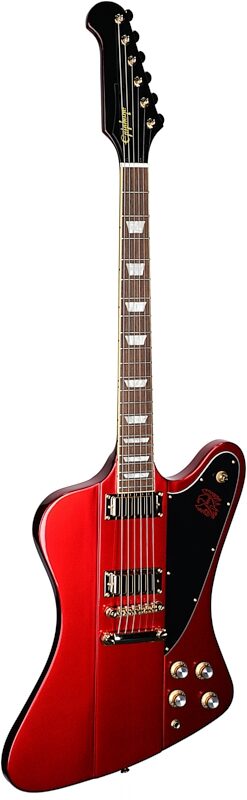 Epiphone Exclusive Firebird Electric Guitar, Ruby Red, Body Left Front