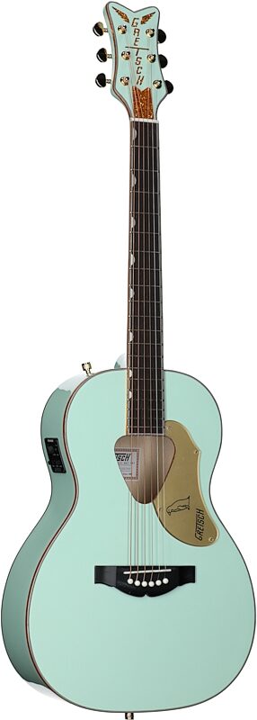 Gretsch G5021WPE Rancher Penguin Parlor Acoustic-Electric Guitar, Mint, USED, Scratch and Dent, Body Left Front